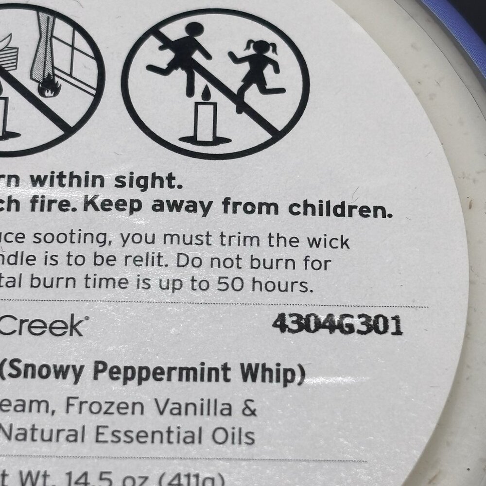 Goose Creek Frosty The Snowman 3 Wick Jar Candle Snow Much Fun Peppermint 14.5oz - Picture 15 of 16